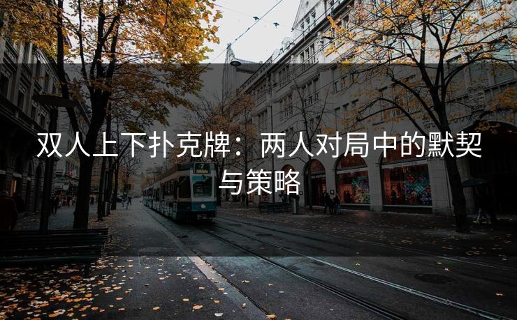 双人上下扑克牌：两人对局中的默契与策略